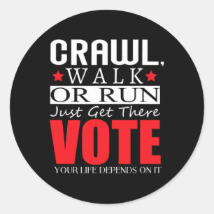 Adesivo Redondo Kamala Harris 2024 Eletion Anti Trump