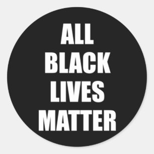 Adesivo Redondo Kamala Harris All Black Lives Sticker