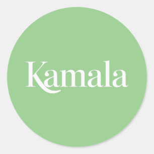 Adesivo Redondo Kamala Irmã Kamala Harris para Presidente 2024 