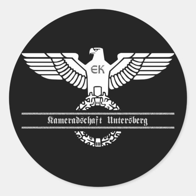 Adesivo Redondo Kamreadschaft Untersberg (Frente)