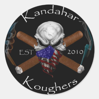 Adesivo Redondo Kandahar Koughers Stickers