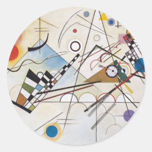 Adesivo Redondo Kandinsky 1923/Composição viii/pixdezines
