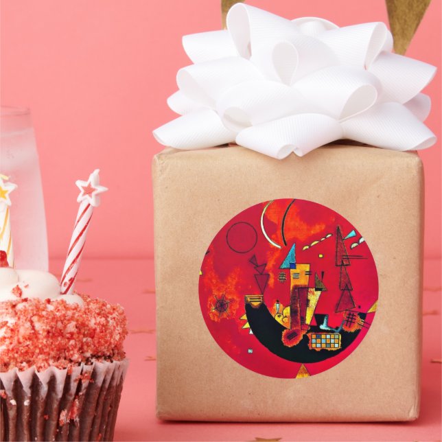 Adesivo Redondo Kandinsky - Mit und Gegen (Festa)