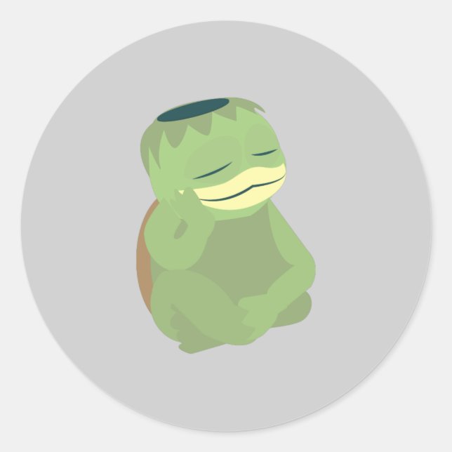 Adesivo Redondo Kappa Cute (Frente)