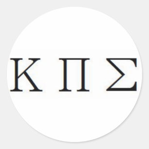 Adesivo Redondo KAPPA PI SIGMA Sticker