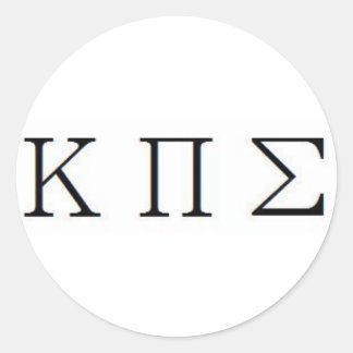 Adesivo Redondo KAPPA PI SIGMA Sticker