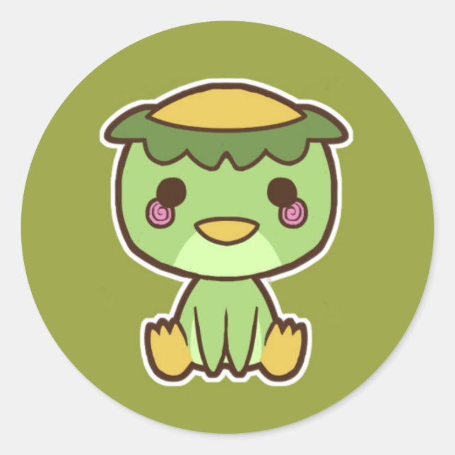 Adesivo Redondo Kappa Sticker (Frente)