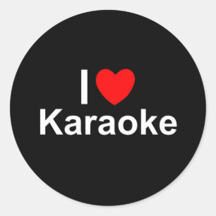 Adesivo Redondo Karaoke
