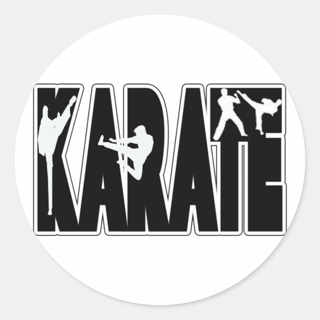ADESIVO REDONDO KARATE (Frente)
