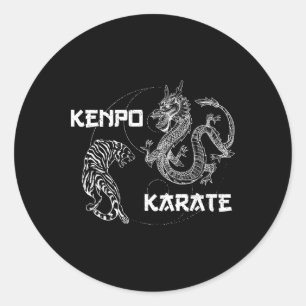 Adesivo Redondo Karate Kenpo Karate Martial Arts Sayings