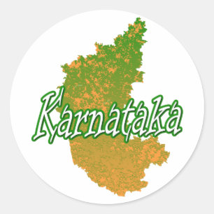 Adesivo Redondo Karnataka