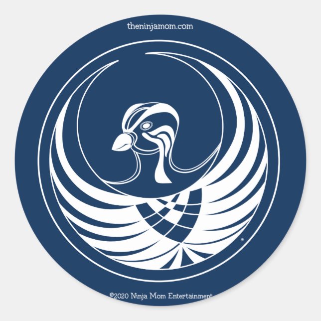 Adesivo Redondo Karura Round Stickers (Frente)