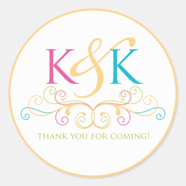 Adesivo Redondo Katie Sticker (Frente)