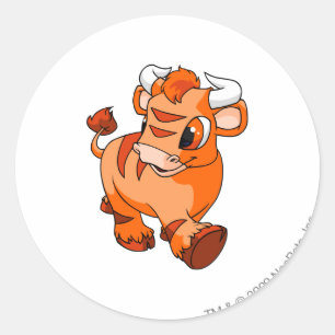 Adesivo Redondo Kau Orange