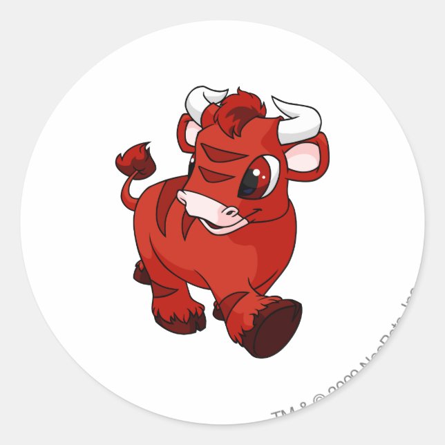 Adesivo Redondo Kau Red (Frente)