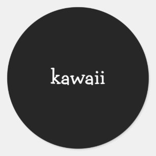 Adesivo Redondo kawaii