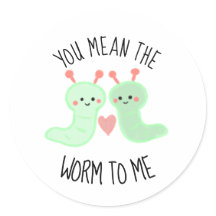 Kawaii Fofo Você Quer Dizer o Verme para Mim Punny
