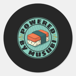 Adesivo Redondo Kawaii Musubi