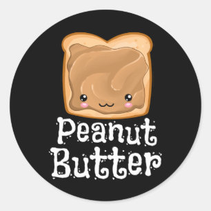 Adesivo Redondo Kawaii Peanut Butter Jelly Pndj Halloween Matando