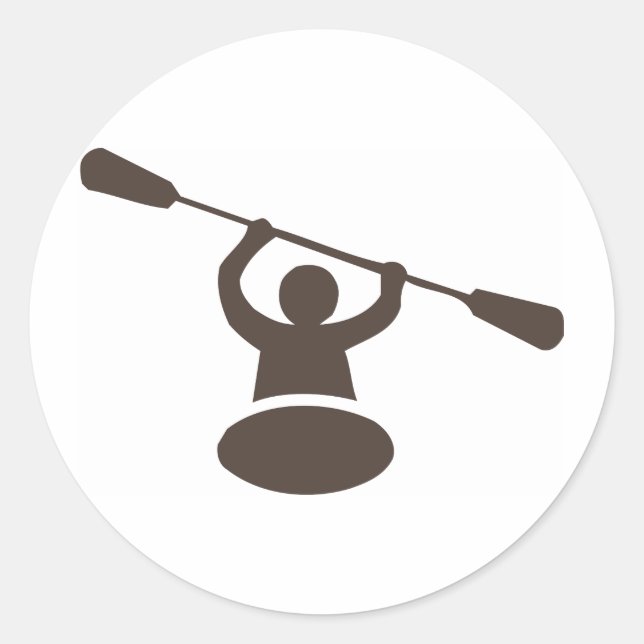 Adesivo Redondo Kayak (Frente)