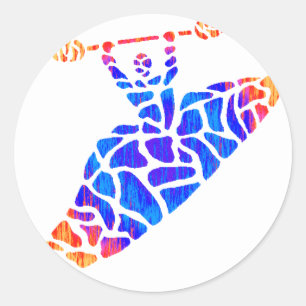 Adesivo Redondo Kayak algum Daze