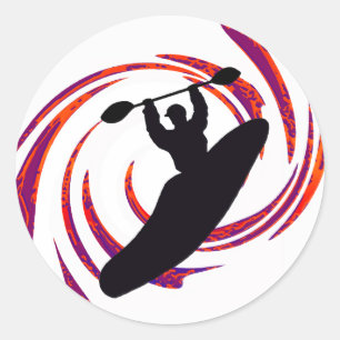 Adesivo Redondo Kayak Diga Isso