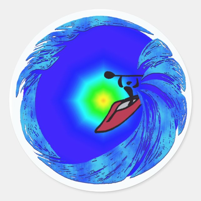 Adesivo Redondo Kayak Souls Sight (Frente)