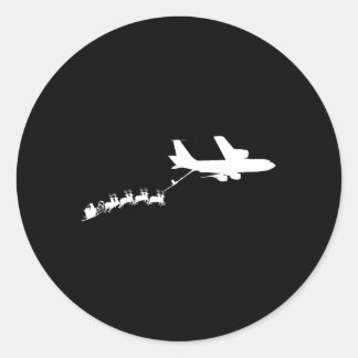 Adesivo Redondo Kc135 Sleigh Papais noeis Estratanker