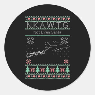 Adesivo Redondo Kc-135 Nkawtg Nem Mesmo Papais noeis