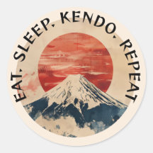 Kendo Eat Sleep Repete Monte Fuji