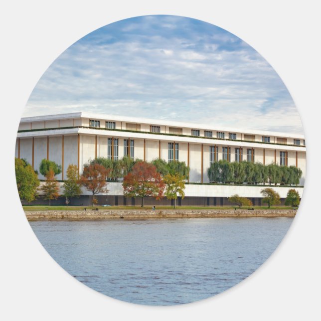 Adesivo Redondo Kennedy Center (Frente)