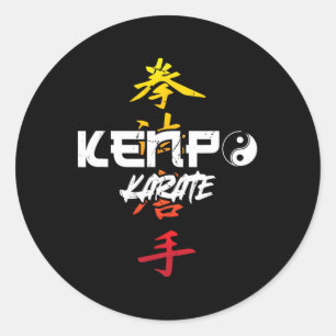 Adesivo Redondo Kenpo Karate Karate