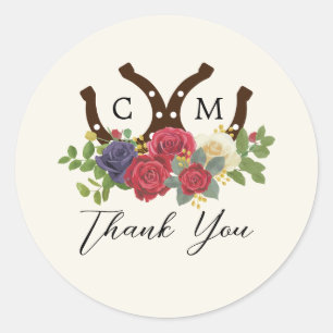 Adesivo Redondo Kentucky Derby Inspirou o Casamento