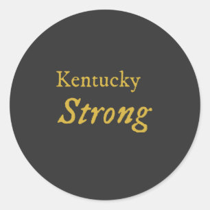 Adesivo Redondo Kentucky Strong