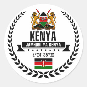 Adesivo Redondo Kenya