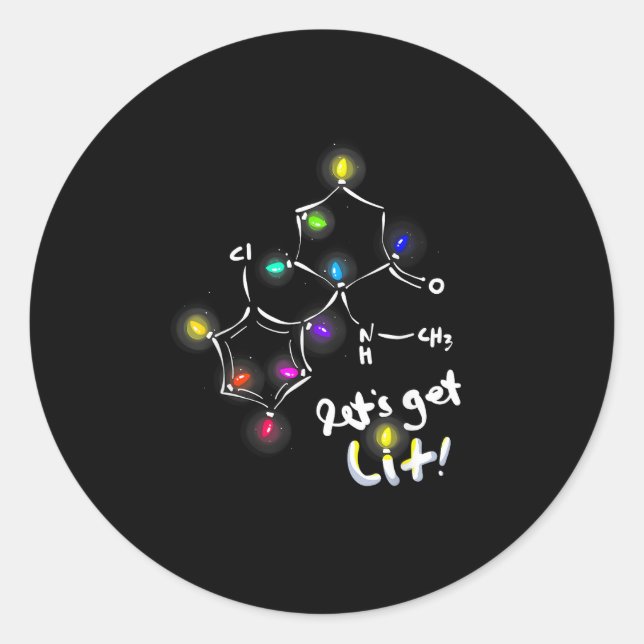 Adesivo Redondo Ketamina De vamos (Frente)