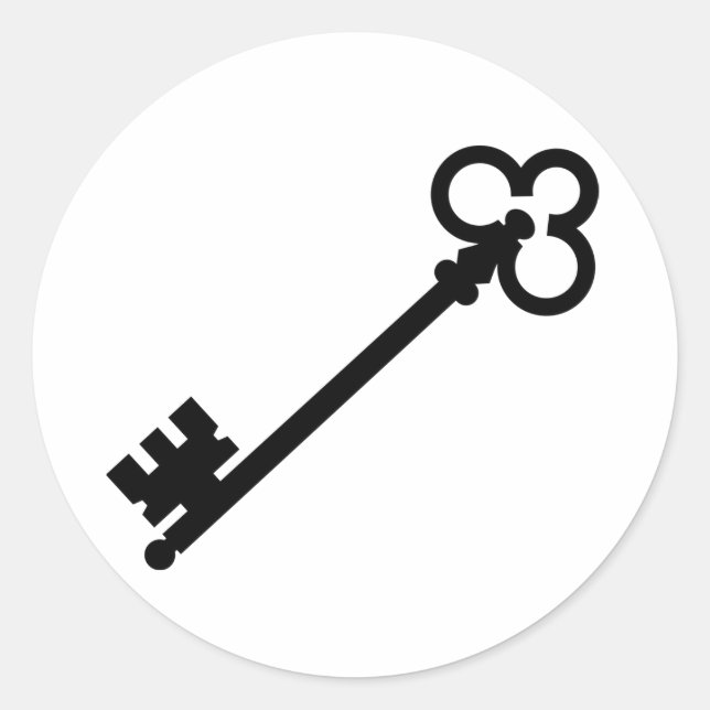 Adesivo Redondo Key Sticker (Frente)