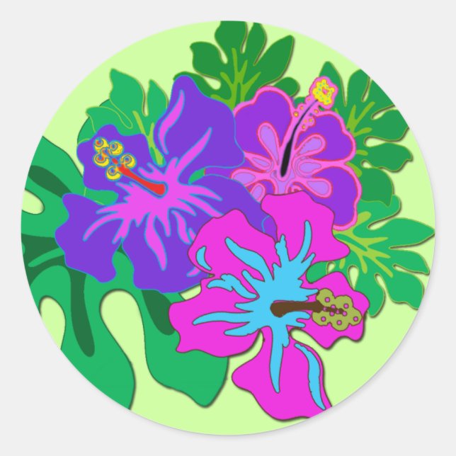 Adesivo Redondo Key West - Sticker (Frente)