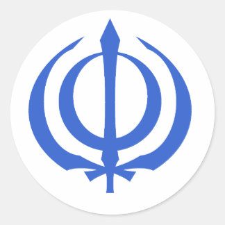 Adesivo Redondo Khanda-Azul