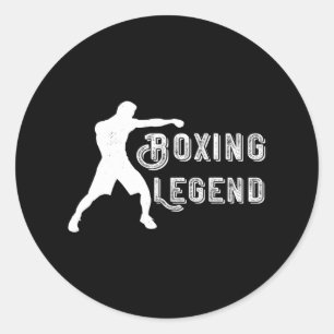 Adesivo Redondo Kickboxer MMA Boxer in a box de Kickboxer de Legen