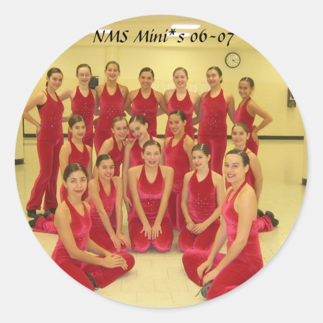 Adesivo Redondo Kickline'06 002, NMS Mini*s 06-07 (Frente)