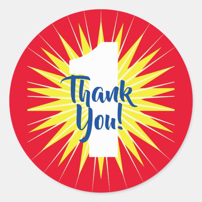 Adesivo Redondo Kid do primeiro aniversario do Super Herói Maravil (Frente)