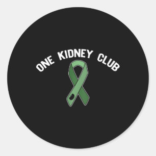 Adesivo Redondo Kidney Club Me Pergunte Como Entrar No Organ Donor