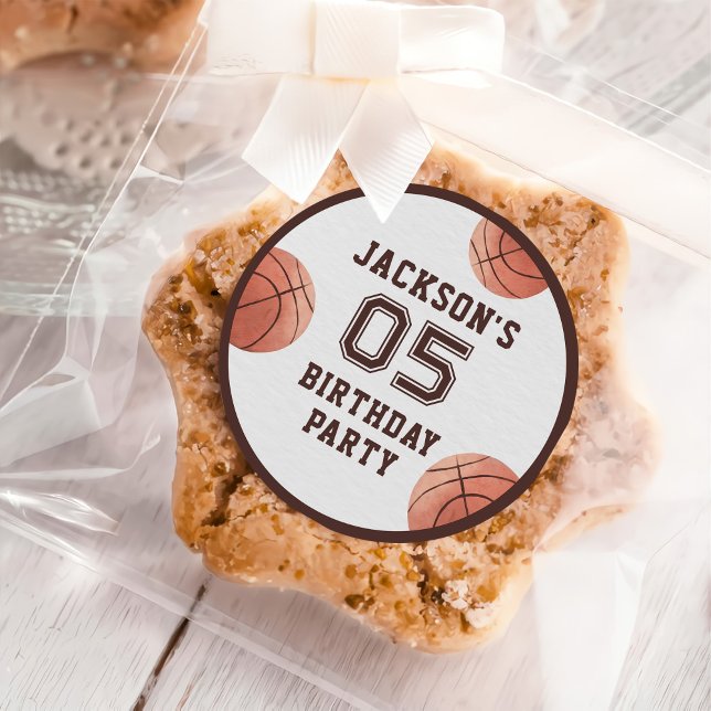 Adesivo Redondo Kids Basball Watercolor Festa de aniversário (Criador carregado)