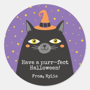 Adesivo Redondo Kids Halloween Party Classic Round Sticker