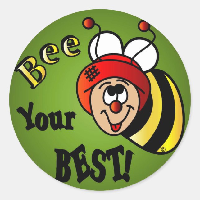 Adesivo Redondo Kids Motivation Stickers (Frente)