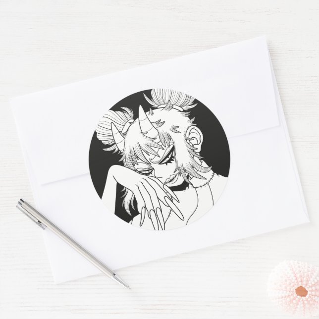 Adesivo Redondo Kijo (Envelope)