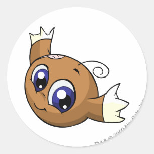 Adesivo Redondo Kiko Brown