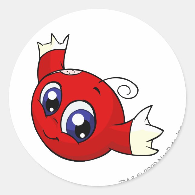 Adesivo Redondo Kiko Red (Frente)