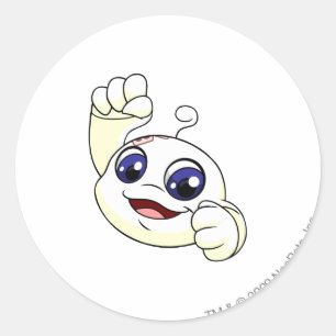 Adesivo Redondo Kiko White